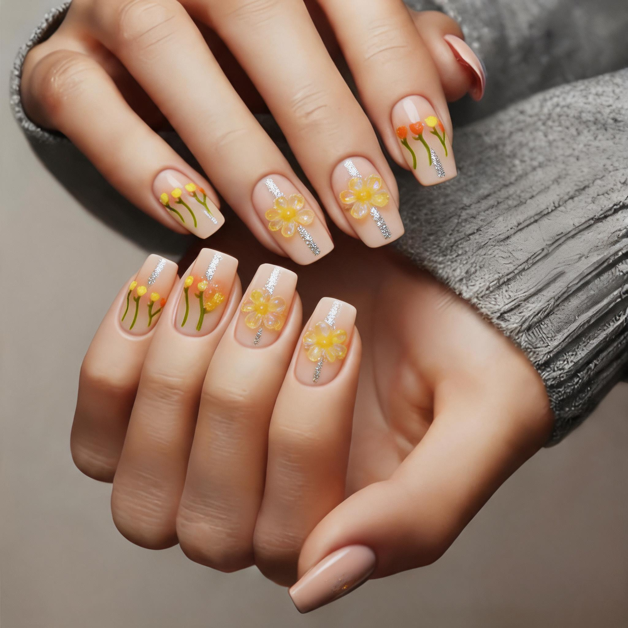 🌼Dainty Sunset Blooms