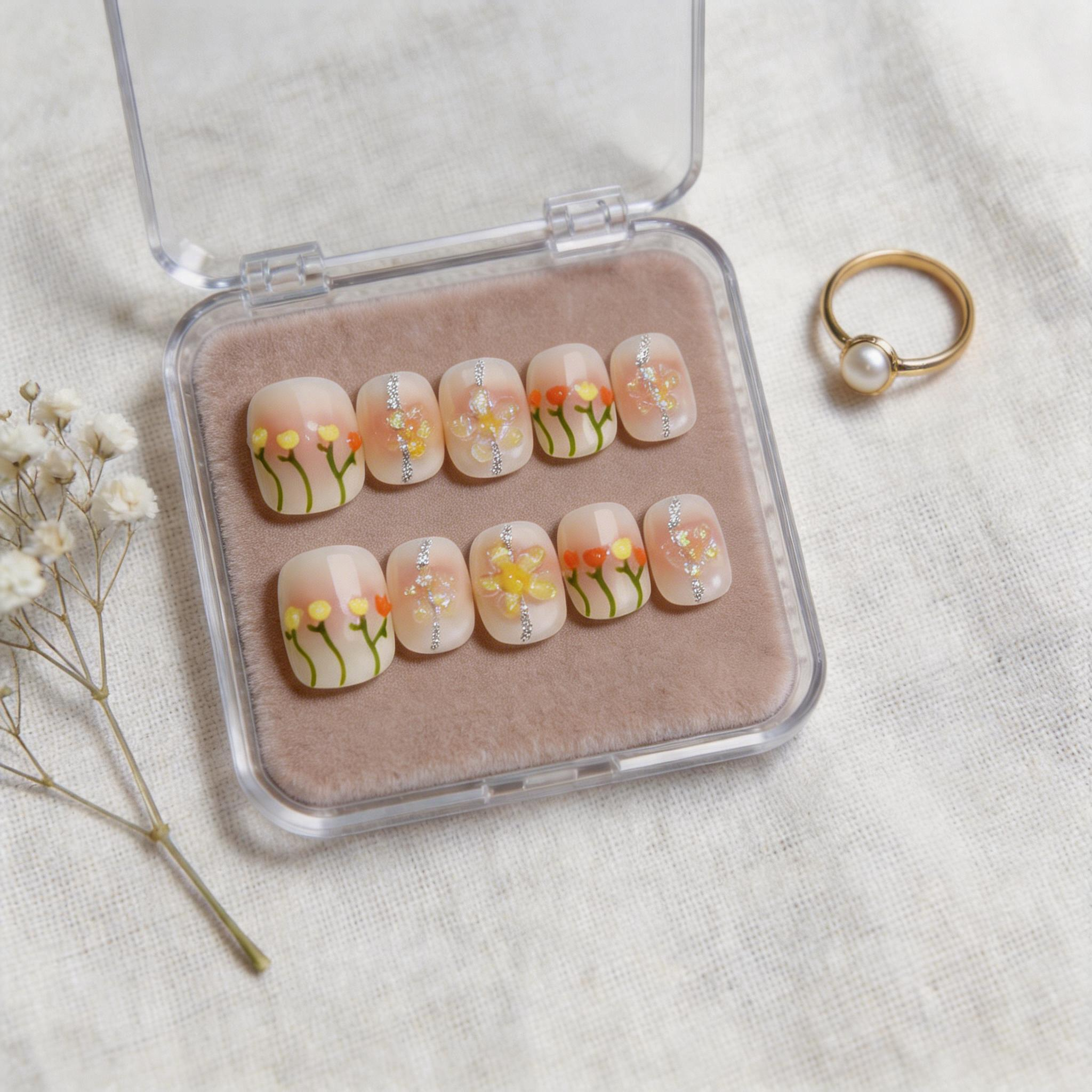 🌼Dainty Sunset Blooms